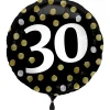 Heliumballon-Geschenk "30" Happy Birthday Sparkling