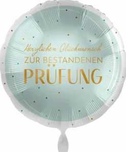 Heliumballon-Geschenk "Herzlichen Glückwunsch zur bestandenen Prüfung"