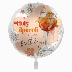 Heliumballon-Geschenk "Holy aperoli it's your birthday!"