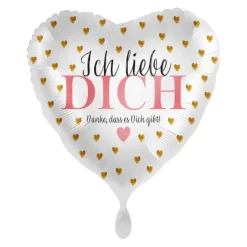 Heliumballon-Geschenk "Ich liebe Dich...Danke, dass es Dich gibt!"