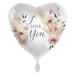Heliumballon-Geschenk "I love you" Boho 3er Set