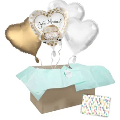 Heliumballon-Geschenk ''Just Married''
