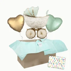 Heliumballon-Geschenk Kinderwagen
