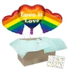Heliumballon-Geschenk "Love is Love"