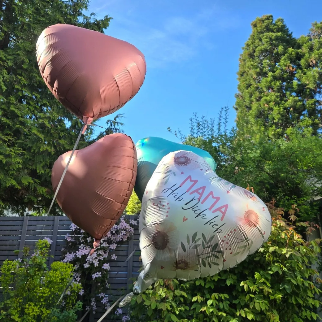 Heliumballon-Geschenk "Mama, Hab Dich lieb"
