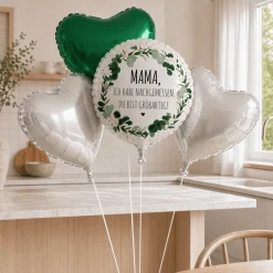 Heliumballon-Geschenk "Mama, ich hab nachgemessen. Du bist großartig!"