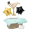 Heliumballon-Geschenk Martini Glas