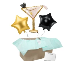 Heliumballon-Geschenk Martini Glas