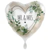 Heliumballon-Geschenk "Mr. & Mrs."