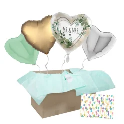 Heliumballon-Geschenk "Mr. & Mrs."