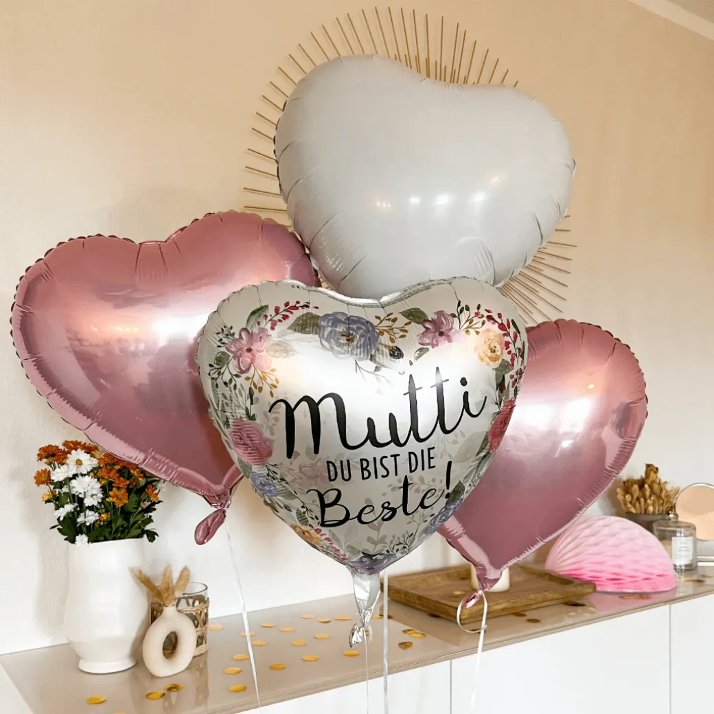 Heliumballon-Geschenk "Mutti, Du bist die Beste!"