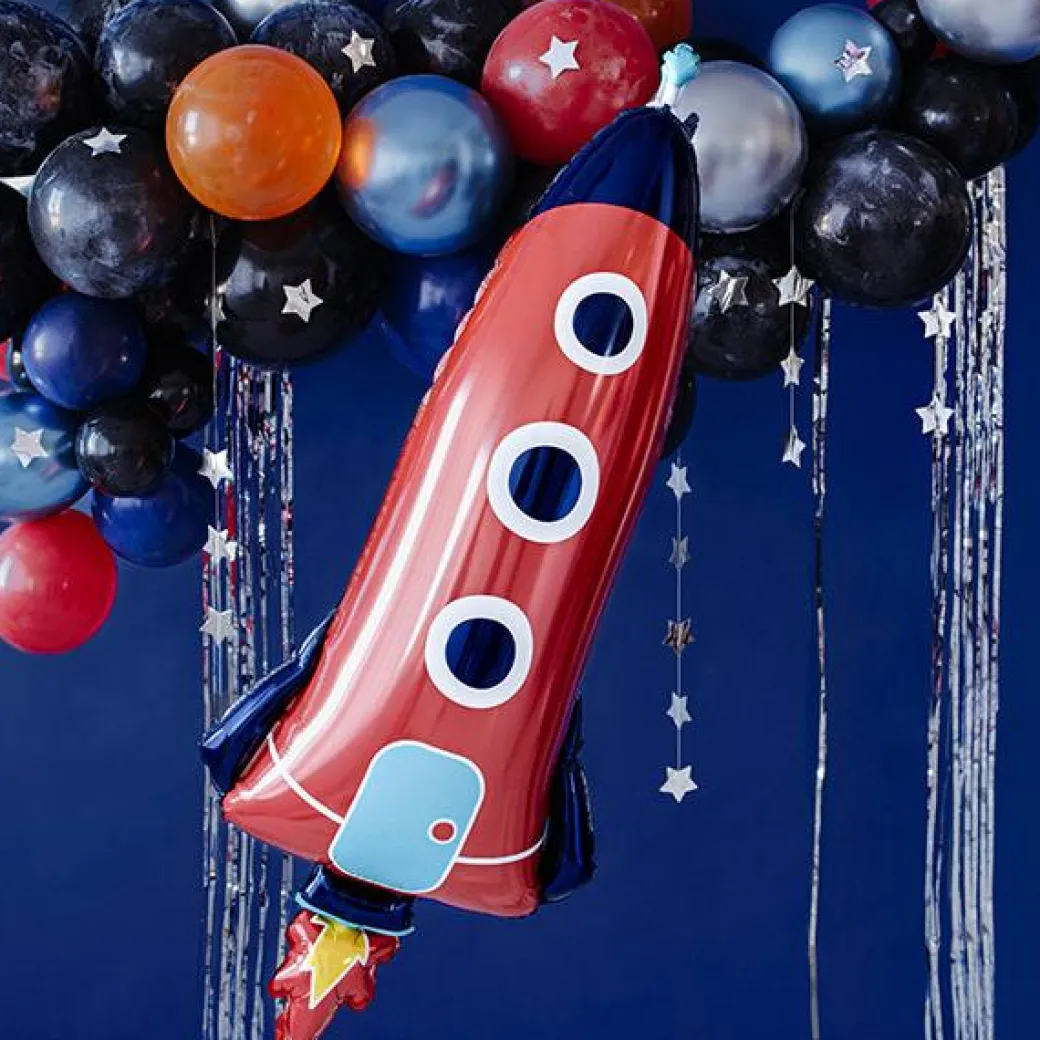 Heliumballon-Geschenk Rakete und Astronaut