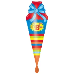 Heliumballon-Geschenk XXL Schultüte Blau