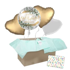 Heliumballon-Geschenk "Zu deiner Konfirmation nur das Beste"