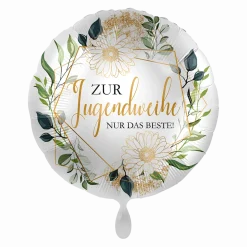 Heliumballon-Geschenk "Zur Jugendweihe nur das Beste"