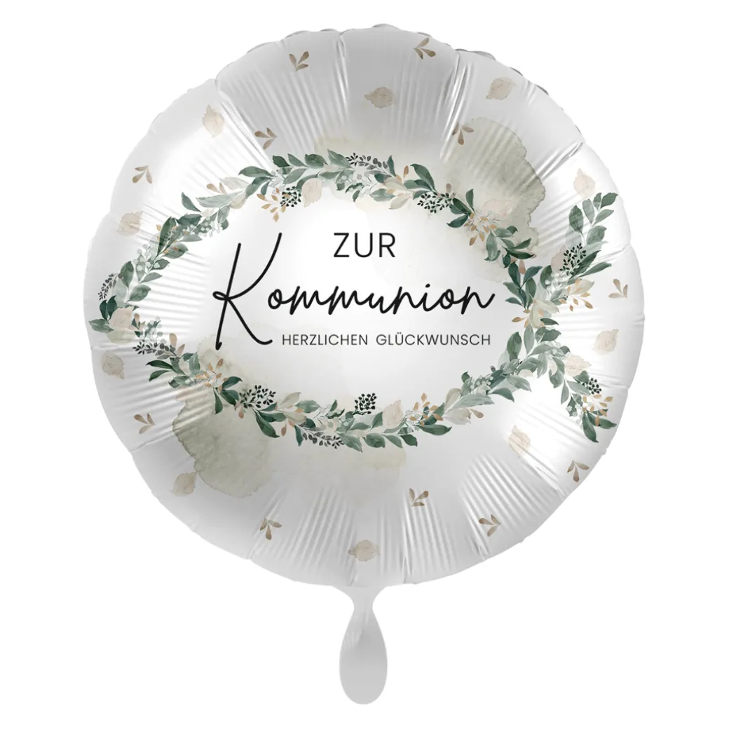Heliumballon-Geschenk "Zur Kommunion - Herzlichen Glückwunsch"