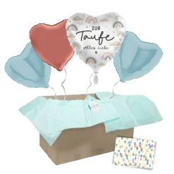 Heliumballon-Geschenk "Zur Taufe Alles Liebe"