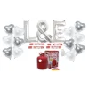 Helium-Set Hochzeitsdeko Plus