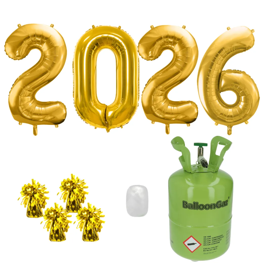Helium-Set Silvester XL "2026"