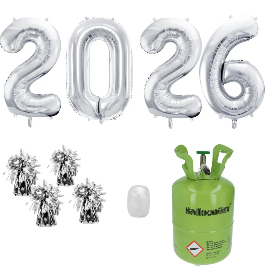 Helium-Set Silvester XL "2026"