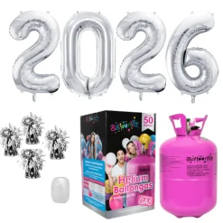 Helium-Set Silvester XXL