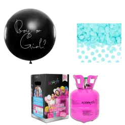 Helium-Set XXL Ballon Gender Reveal