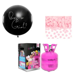 Helium-Set XXL Ballon Gender Reveal