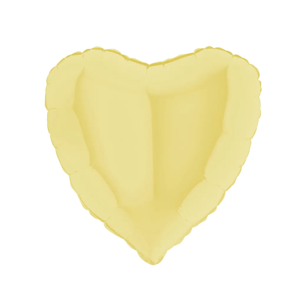 Herzballon Gelb