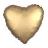 Herzballon Gold Satin