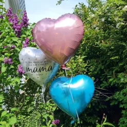 Herzballon Hellblau