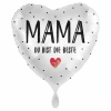 Herzballon "Mama, Du bist die Beste"