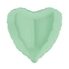 Herzballon Mint Satin