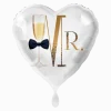 Herzballon "Mr." Champagner