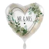 Herzballon "Mr. & Mrs."