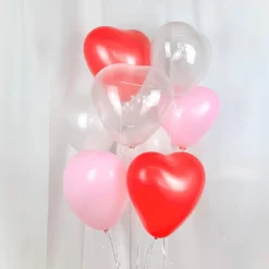 Herzballon-Set Deluxe Romantik-Mix 20 Stk.