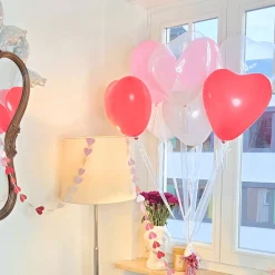 Herzballon-Set Deluxe Romantik-Mix 20 Stk.