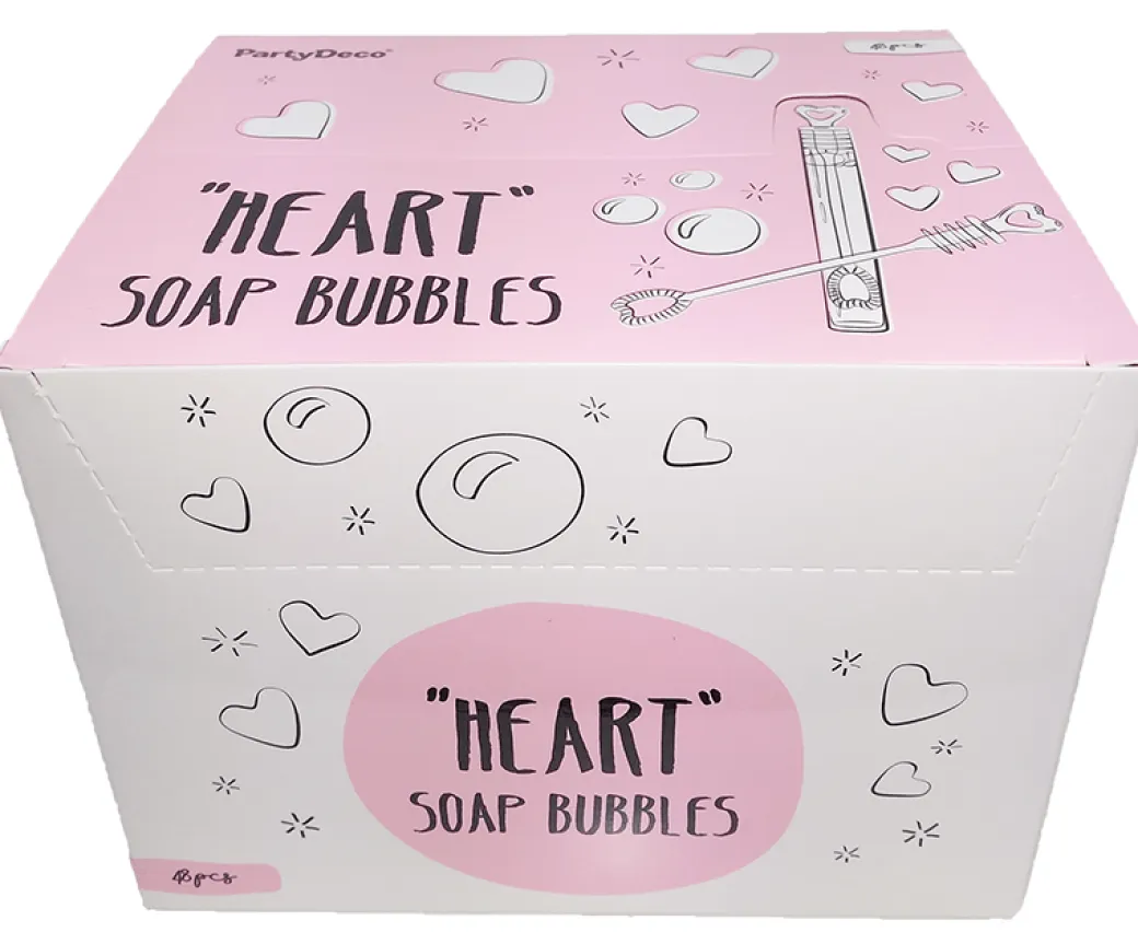 Hochzeit Seifenblasen "Heart Bubbles" 48 Stk.