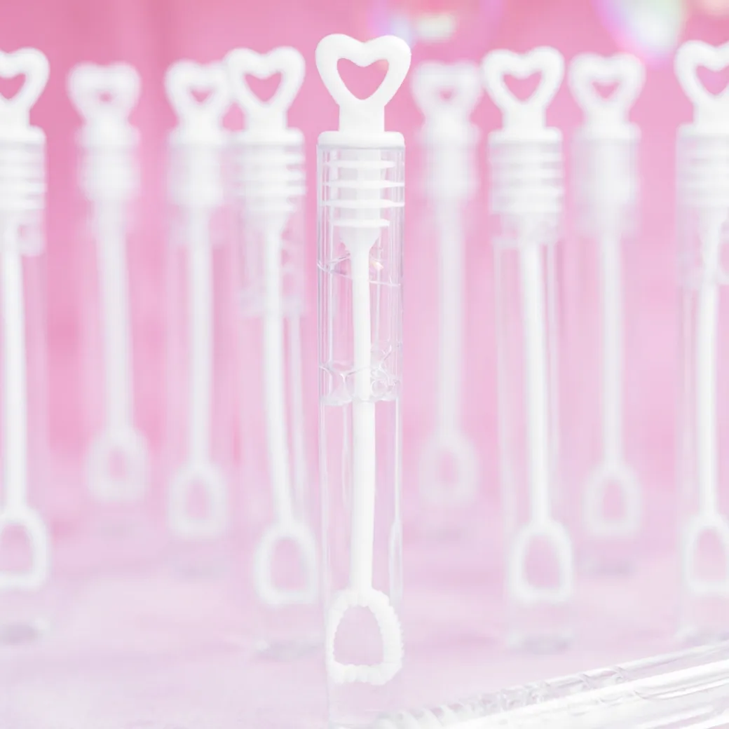Hochzeit Seifenblasen "Heart Bubbles" 48 Stk.