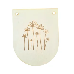 Holzwimpel Wildblumen