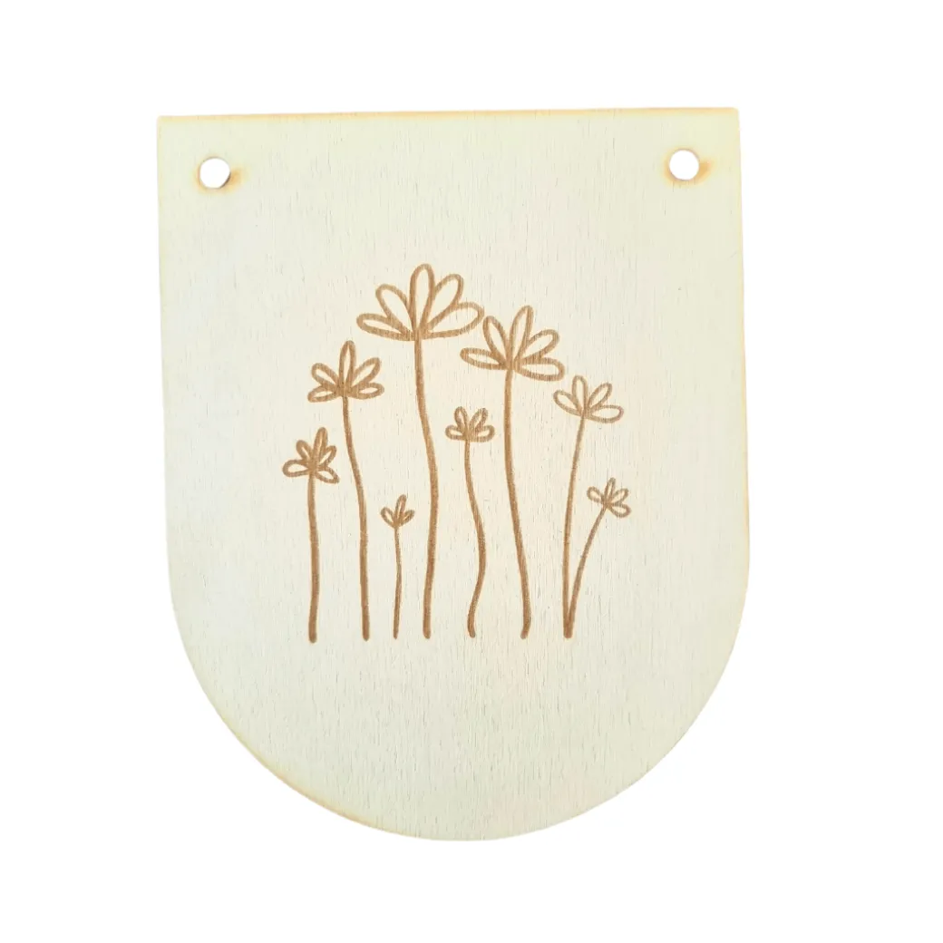 Holzwimpel Wildblumen