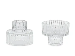 Kerzenständer Glas 2-in-1 4 Stk.