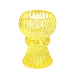 Kerzenständer 2-in-1 Gelb