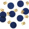 Konfetti Blau Gold 50