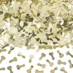 Konfetti Penis Gold