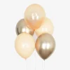 Luftballon Ø 30cm Apricot Mix 10 Stk.