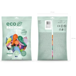Luftballon Ø 30cm Eco Bunt 100 Stk.