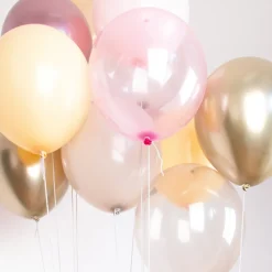 Luftballon Ø 30cm Gold Mix 10 Stk.