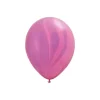 Luftballon Ø 30cm Marmor-Pink-Lila 10 Stk.