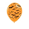 Luftballon Ø 30cm Orange Fledermaus 6 Stk.