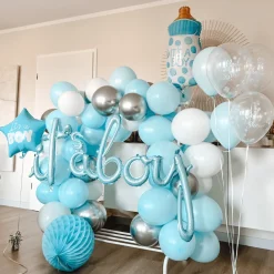 Luftballon Ø 30cm Pastell Hellblau 50 Stk.
